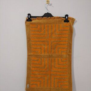 Vintage designer cotton Yves Saint Laurent hand towel, mid-century style
